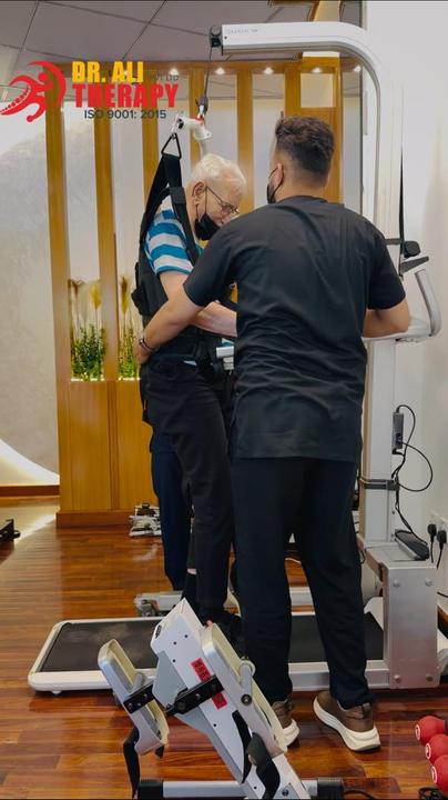 Supported gait training