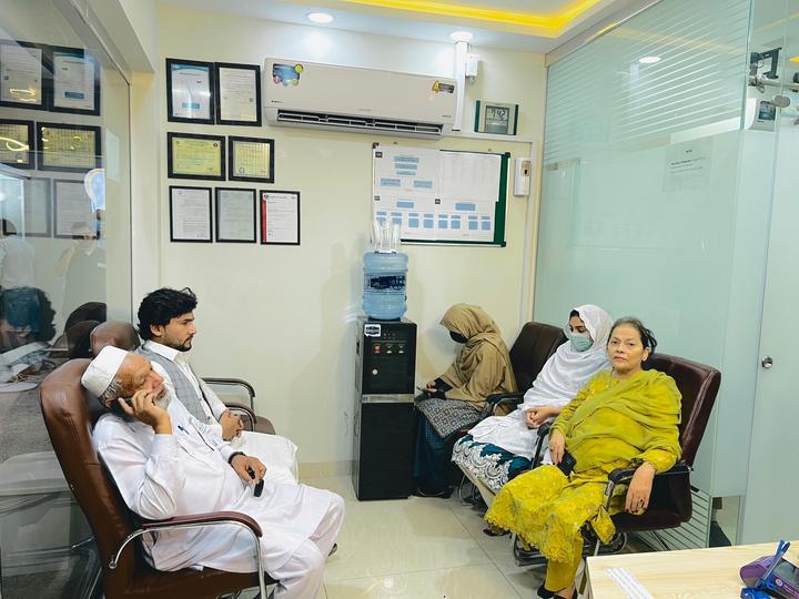 Patient waiting area