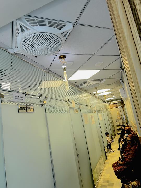 Private treatment rooms