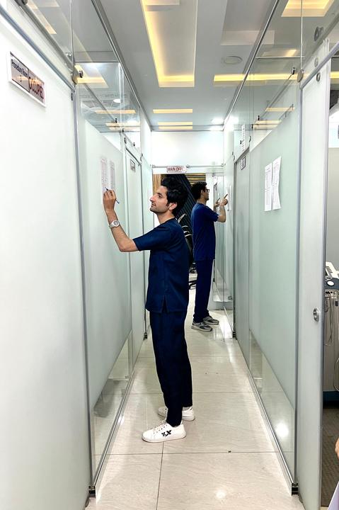 Therapists in the treatment wing