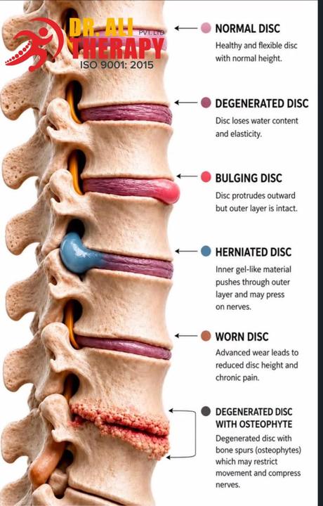 Stages of disc degeneration