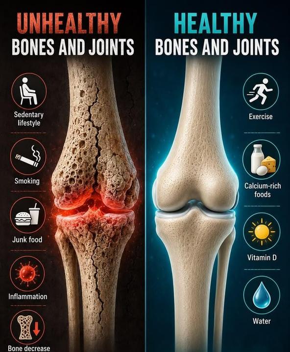Healthy vs unhealthy joints