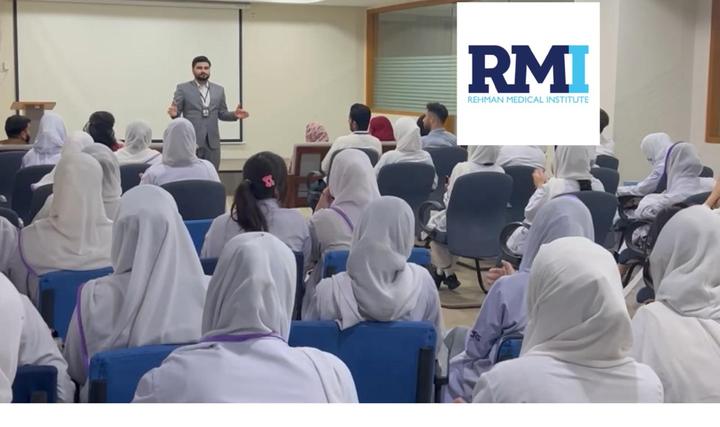 Speaking at Rehman Medical Institute