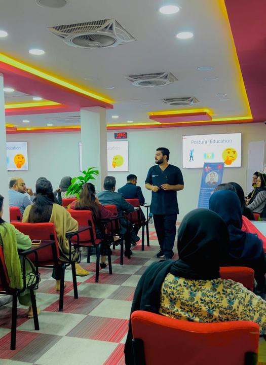 Workplace posture talk